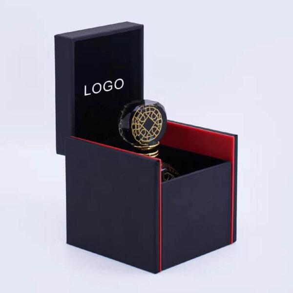 best selling oem design custom logo gold stamping leather perfume box high quality wood for perfume gift packaging unique style 6