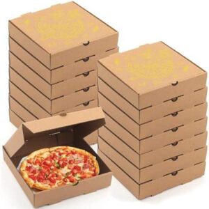 boîtes d'emballage de marque bon marché 12 pouces 16 pouces 18 pouces papier kraft ondulé pizzabox 1