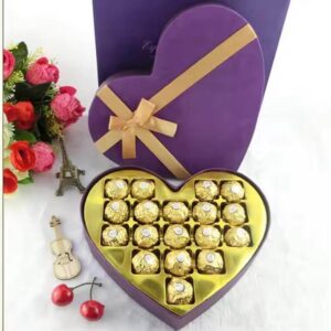 cheap luxury high end valentines chocolate truffle heart shape boxes packaging with dividers lovely heart shape chocolate box 1