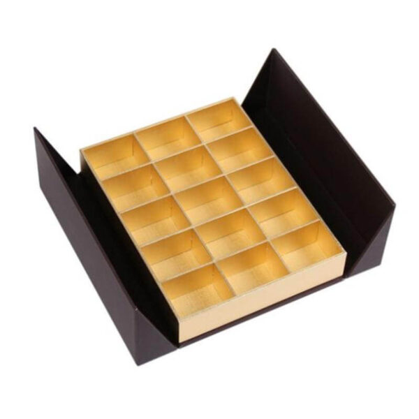 chocolate box with lid open on both sides customized printed whosake in bulk vietnam high quality 2