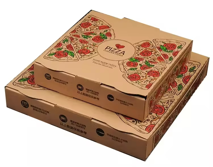 corrugated pizza boxes