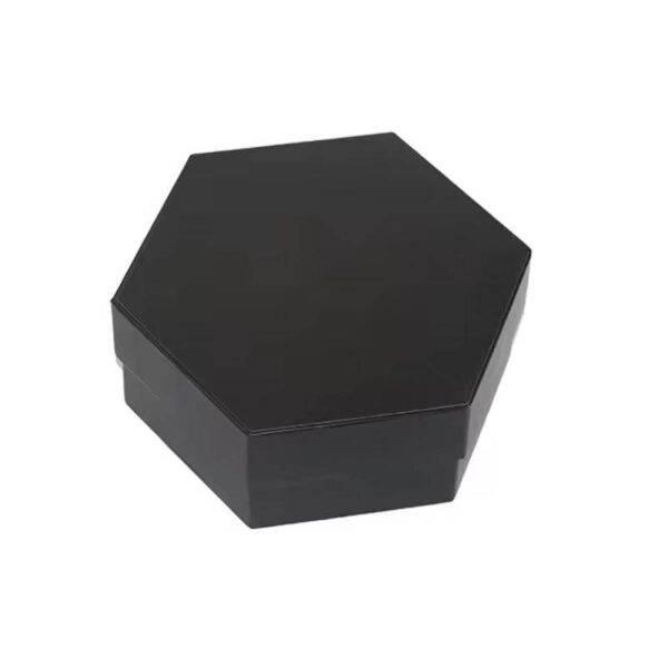 custom logo printed cardboard chipboard packaging hexagon gift boxes rigid box lid and base rigid box for collections 2