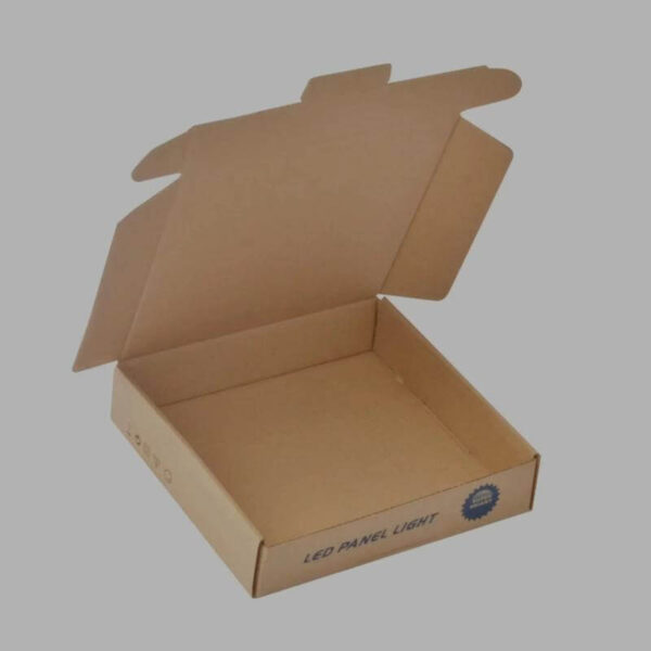 custom logo printed flat pack corrugated carton cardboard die cut folding kraft mailer shipping mailing box paper packaging box 5