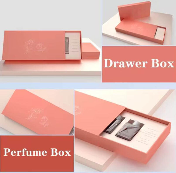 custom mini paepr box for 10ml perfume small sample luxury folding box perfume bottle packaging 2