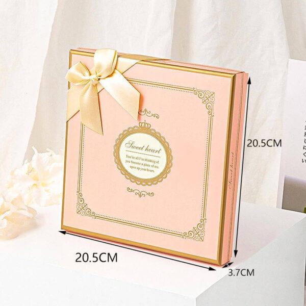 custom printing display cardboard compound paper chocolate packaging gift box chocolate box with tray 3