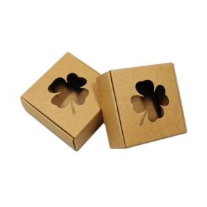 custom cheap price natural brown recyclable soap kraft paper package box 1