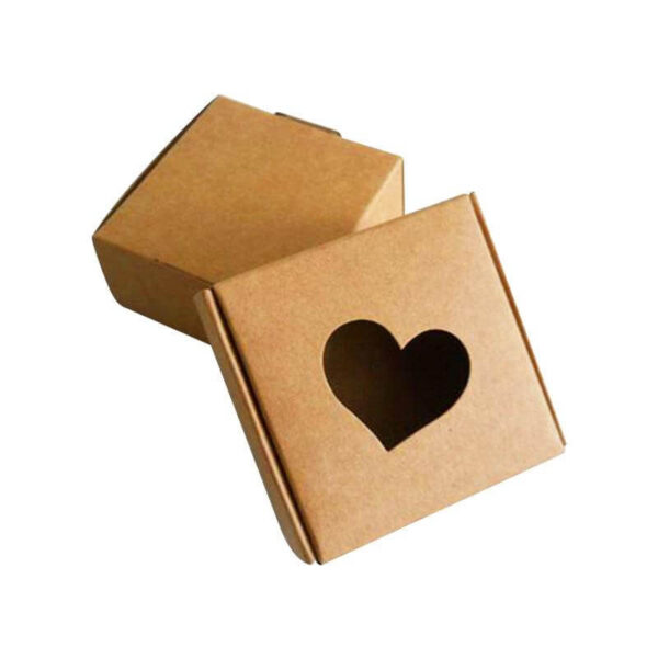 custom cheap price natural brown recyclable soap kraft paper package box 2