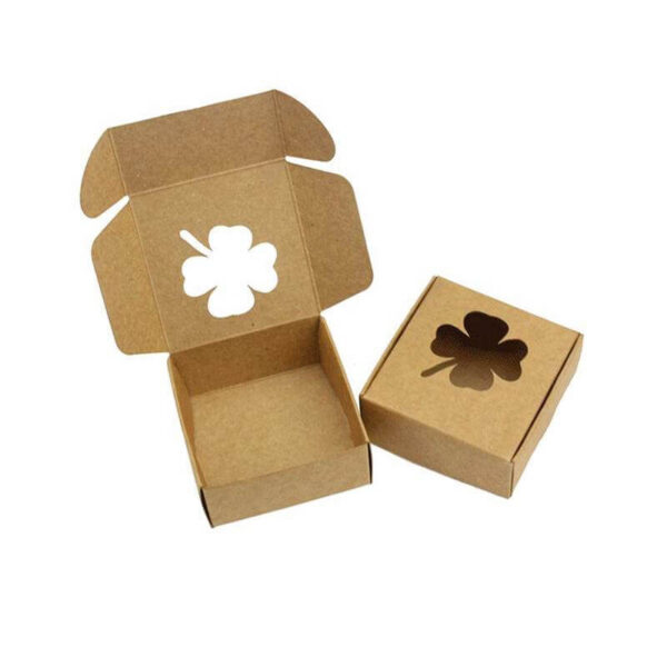 custom cheap price natural brown recyclable soap kraft paper package box 3