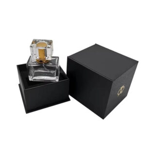 custom premium empty black perfume box luxury holiday gift sets perfume boxes lid base box perfume 1