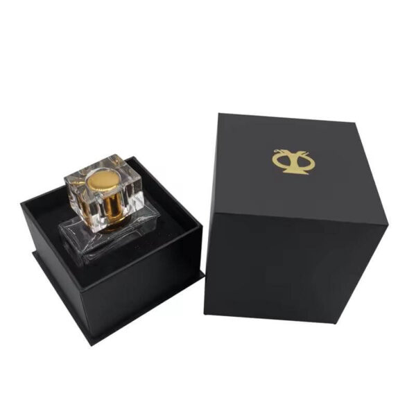 custom premium empty black perfume box luxury holiday gift sets perfume boxes lid base box perfume 2