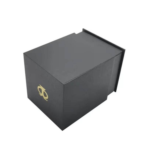 custom premium empty black perfume box luxury holiday gift sets perfume boxes lid base box perfume 3