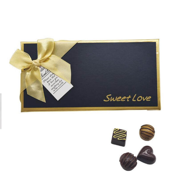 customized logo top quality cajas para truffles chocolates rectangular snack chocolate display paper box with inner tray 3