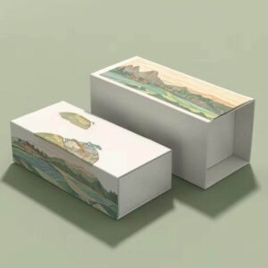 customized recyclable folding paper packaging box white rigid boxes with uv coating for perfume and cup cake box 1