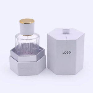 customized rigid cardboard packaging lid and base box for white perfume paper packaging boxes 1