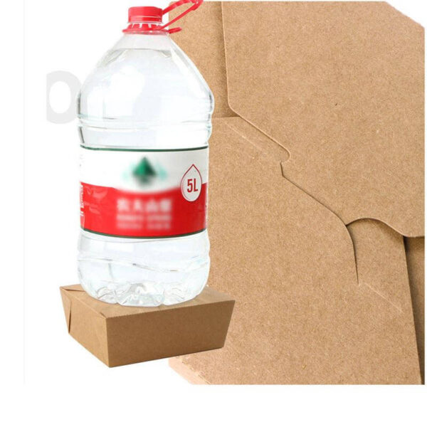 customized size printing disposable eco friendly kraft paper fast food packaging box salad box 5