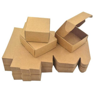 eco friendly recycle brown kraft paper folding mailer box corrugated cardboard box custom logo shipping boxes 1