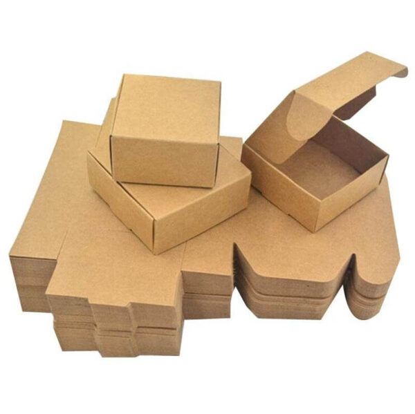 eco friendly recycle brown kraft paper folding mailer box corrugated cardboard box custom logo shipping boxes 1