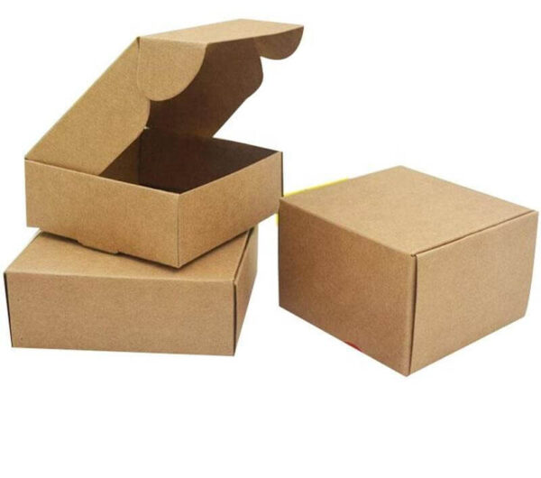 eco friendly recycle brown kraft paper folding mailer box corrugated cardboard box custom logo shipping boxes 3