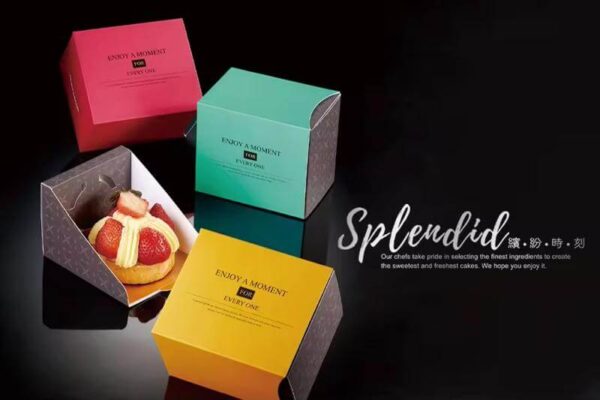 elegant rigid paper gift boxes for pastry packaging 4