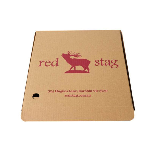 high quality corrugated pizza box eco friendly takeaway and wholesale option with customized printed paper logo for tea serving 4