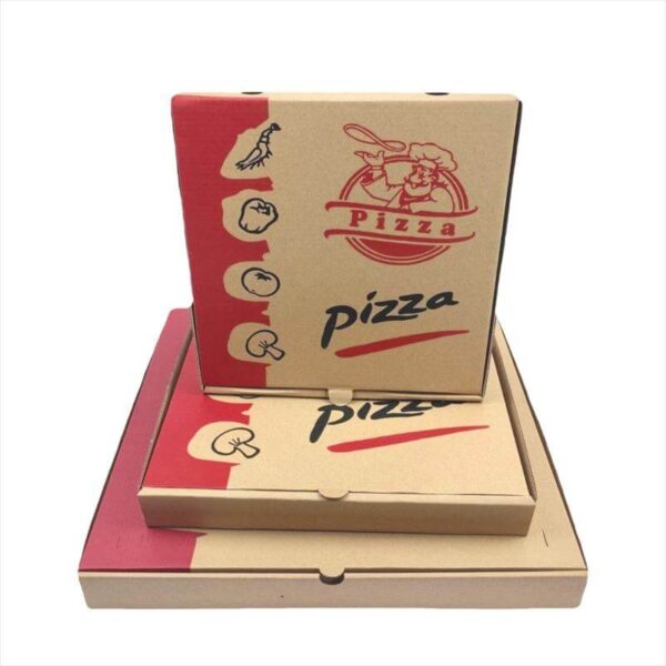 hot off the shelf good quality, customizable pizza boxes of all sizes wavy cardboard pizza boxes 2