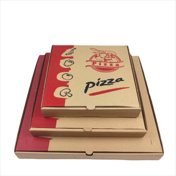 hot off the shelf good quality, customizable pizza boxes of all sizes wavy cardboard pizza boxes 4