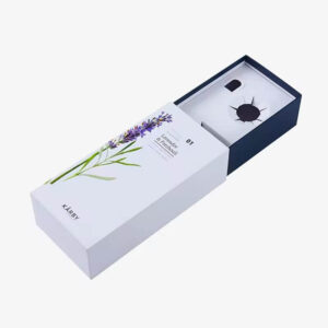 luxury custom rigid cardboard gift boxes sliding sleeve drawer type gift box with paper insert for candle packaging 1