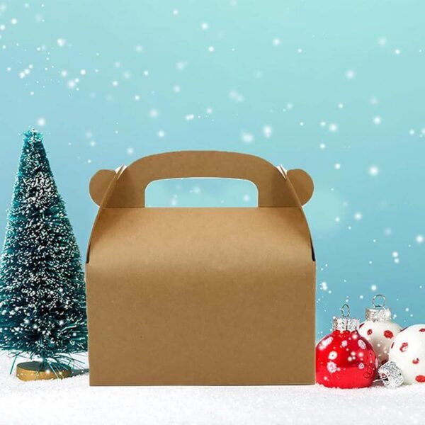 new year christmas decoration kraft candy box custom folding christmas storage gift kraft packaging paper boxes 3