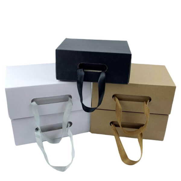 packaging mailer custom children baby gift handle corrugated cardboard kraft paper shoe box 1