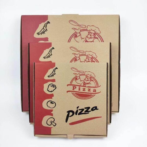 pizza shipping box packaging carton cheap price biodegradable 10 12 13 14 inch pizza packing delivery box supplier for pizza 1