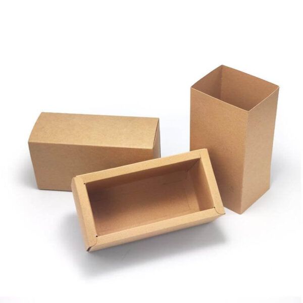 plain small caja de papel cardboard paper boxes custom printing sliding recyclable kraft drawer box packaging for craft gift 6