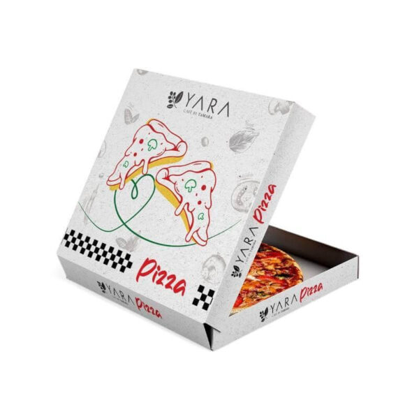 wholesale custom logo printed food grade caja para de pizza cardboard corrugated carton reusable pizza box 1