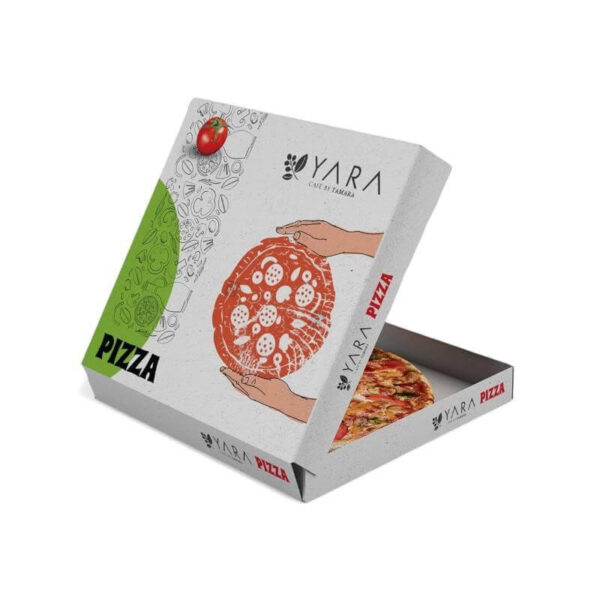 wholesale custom logo printed food grade caja para de pizza cardboard corrugated carton reusable pizza box 2