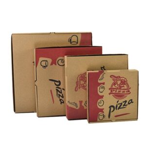 wholesale custom logo printed food grade caja para de pizza cardboard paper pizza boxes corrugated carton reusable pizza box 1