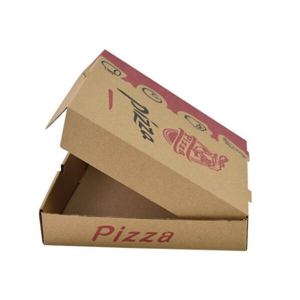 wholesale custom logo printed food grade caja para de pizza cardboard paper pizza boxes corrugated carton reusable pizza box 2