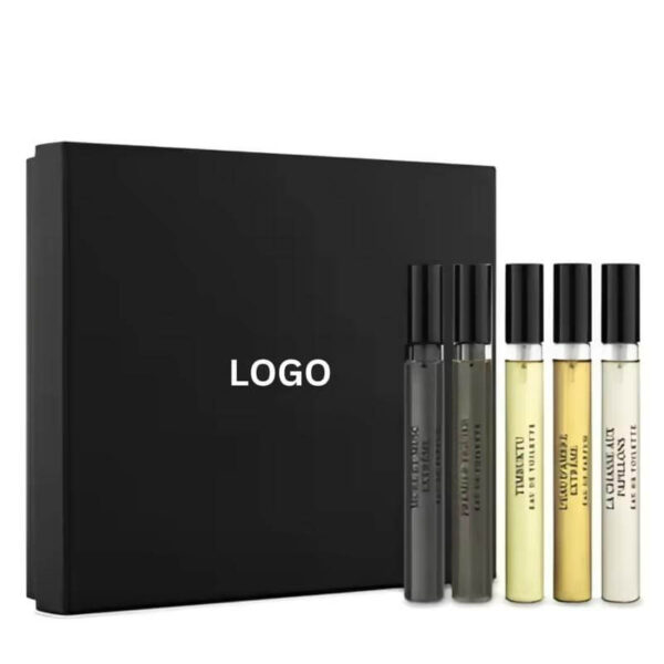 wholesale custom perfume packaging gift box perfume sample collection set packing box with luxury design 5