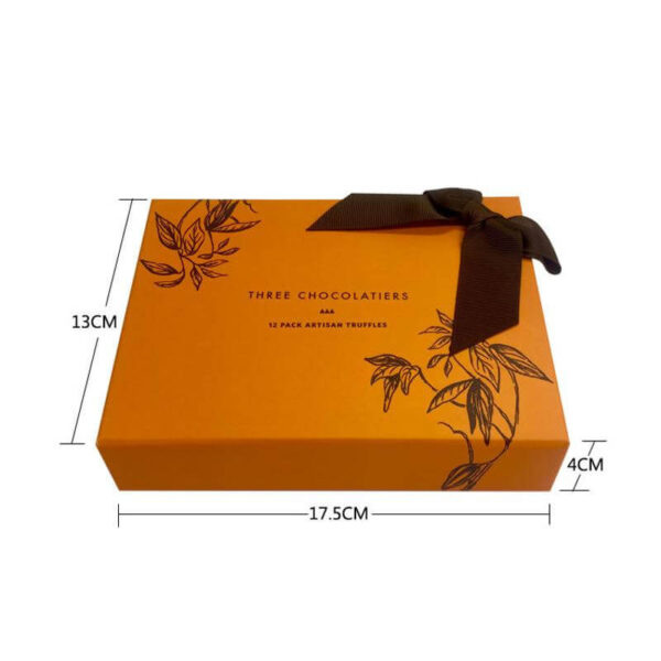 groothandel luxe kerst truffel chocolade verpakking geschenkdoos aangepaste zelfgemaakte papier lege chocolade dozen met verdelers 2