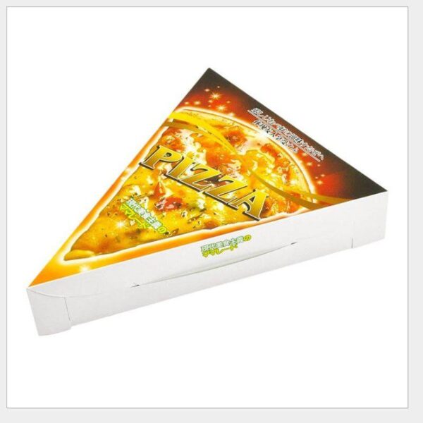 wholesale manufacture custom disposable printed corrugated carton logo triangle pizza packing box delivery pizza boxes 6