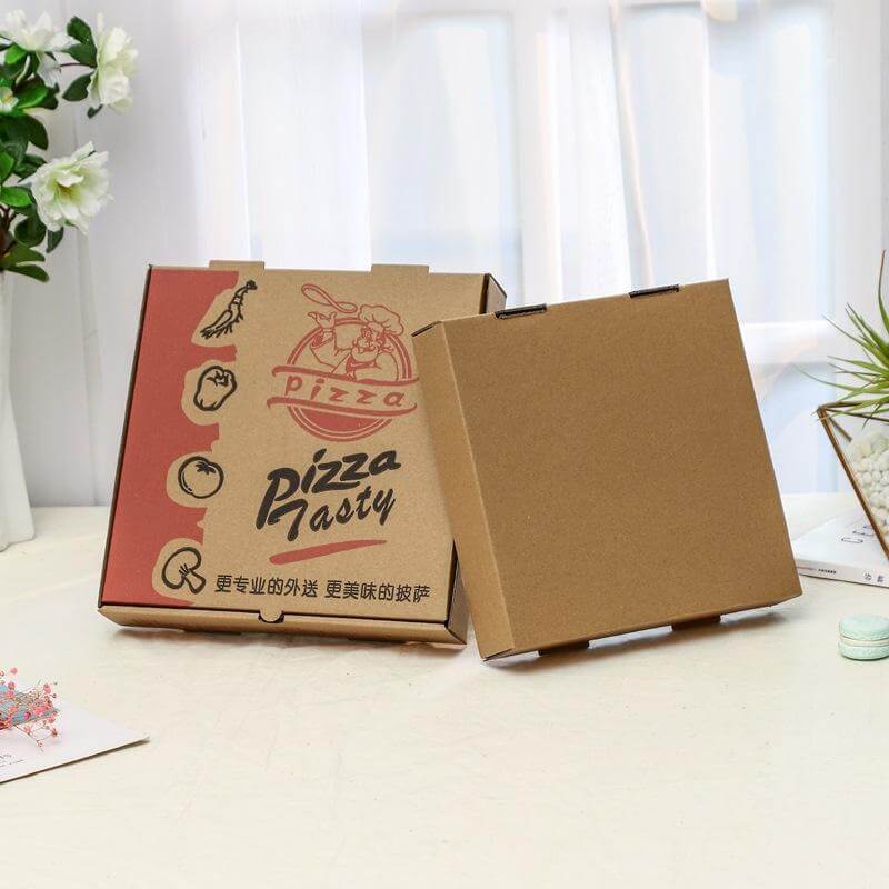 wholesale pizza box package carton supplier custom design printed packing bulk cheap pizza boxes with your own logo 3