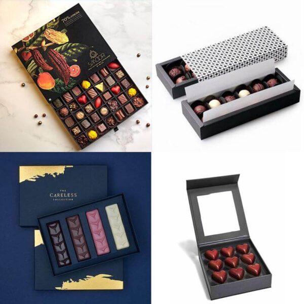 wholesale price wedding party favor fancy food chocolate packaging boxes for chocolate 2