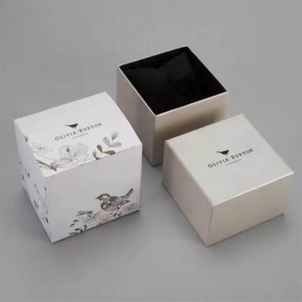 wholesale recyclable 2 piece rigid luxury custom logo printed rigid cardboard box hard jewelry gift box paper gift packaging box 6