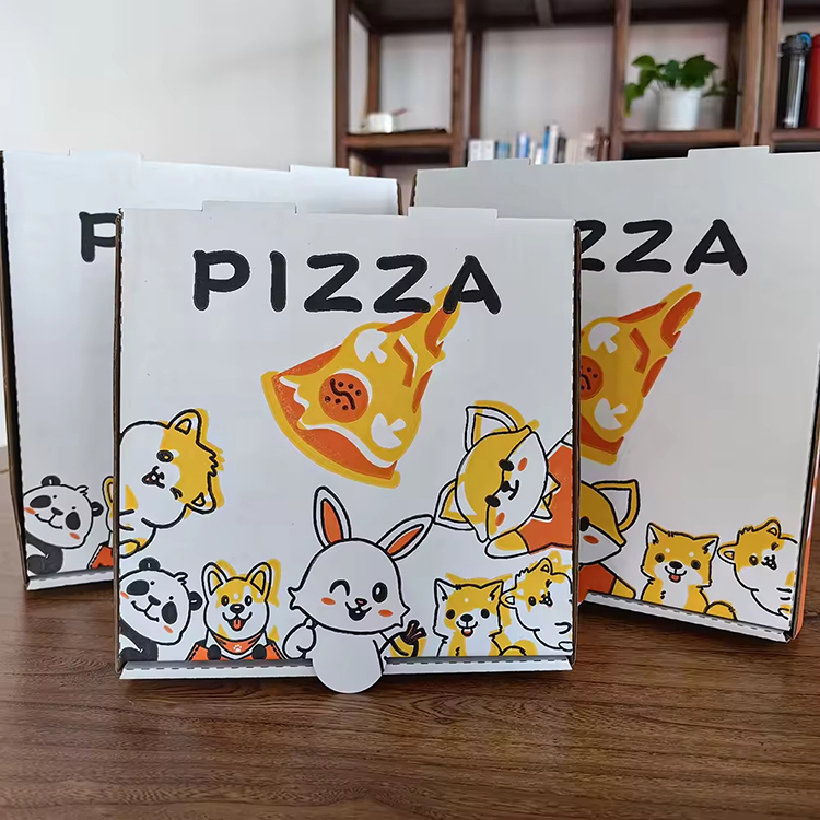 cardboard pizza box