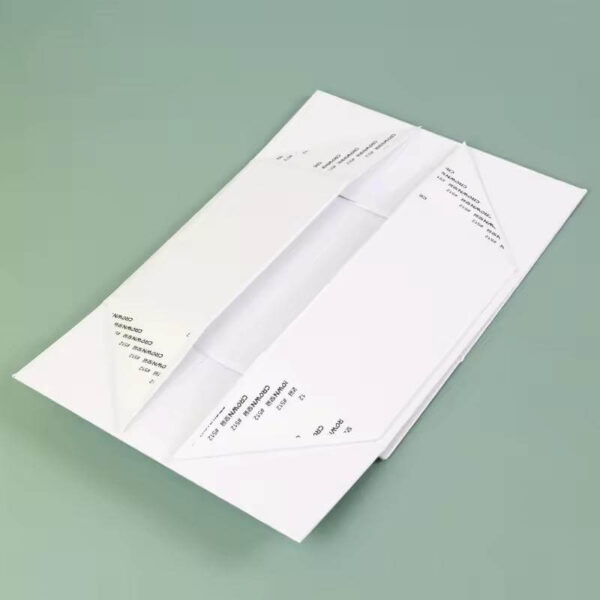 custom logo scatole per cartone gift rigid box paper recycled cardboard packaging magnetic closure white folding paper boxes 4