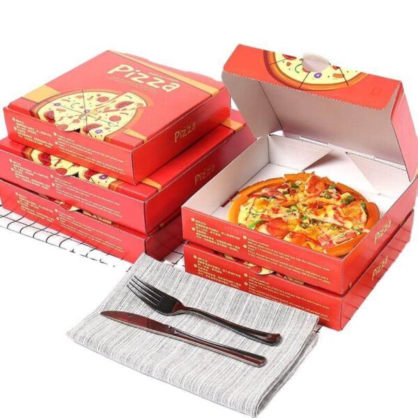 high quality and good price pizza box customizable logo pizza box 5