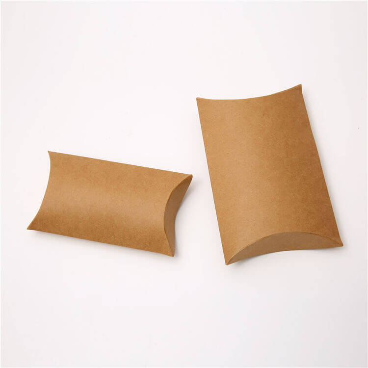 kraft pillow boxes wholesale