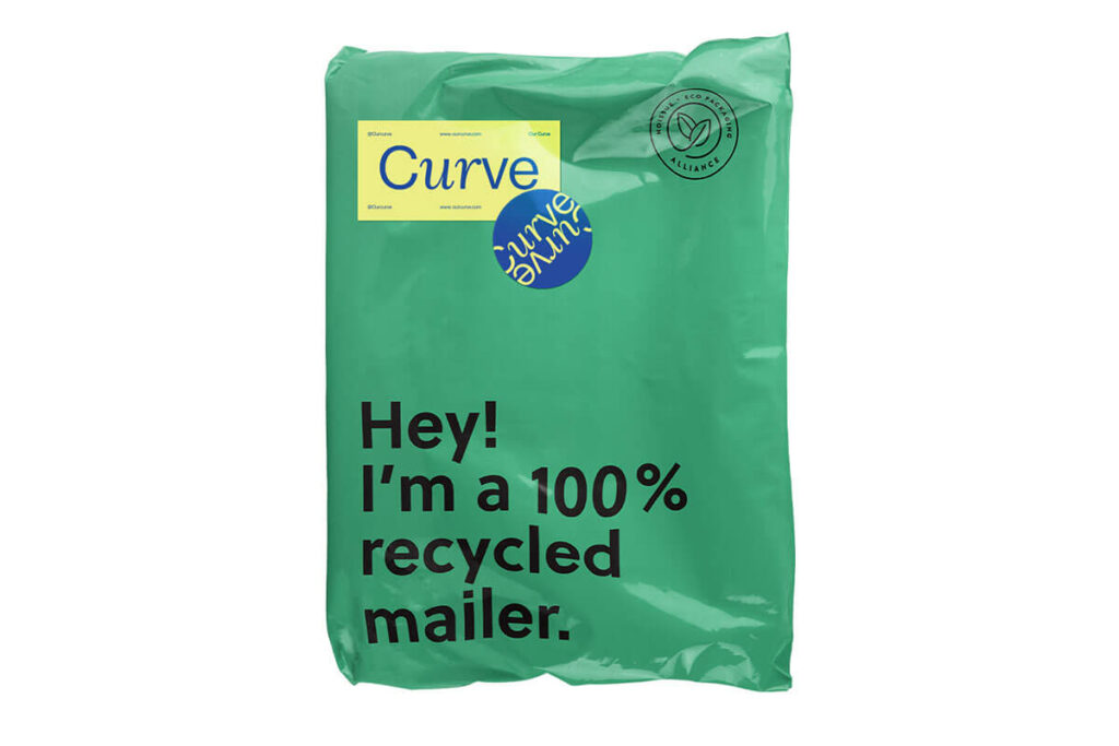 gerecyclede poly mailers