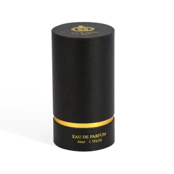 custom essential oil tubes packaging boxes paper tube gold foil black perfume cylinder packaging 4