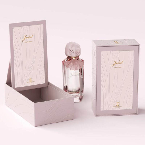 scatola di imballaggio del regalo del profumo del campione del parfum dell'olio essenziale dello spruzzo vuoto di carta di logo personalizzato per il profumo 4