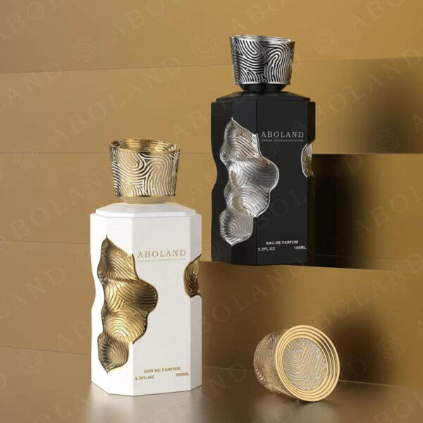 customize luxury black perfume box empty perfume bottle new design unique parfum packaging 5