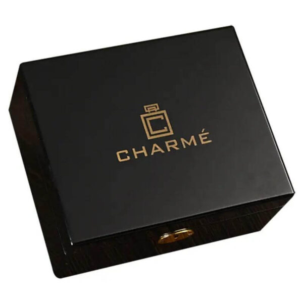 luxury glossy paint varnish design wooden box perfume box accept custom logo luxury wood gift box customization 4